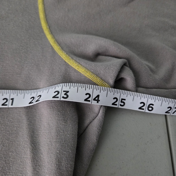 Patagonia Men's XL Gray Yellow Full Zip Organic Cotton Spandex Track Jacket - Picture 8 of 9